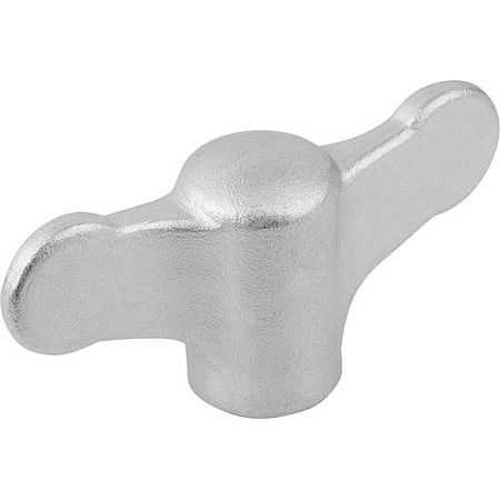 Wing Grip D=M10 A=75 H=35 Stainless Steel 1.4308 Blasted MPN:K0273.2101