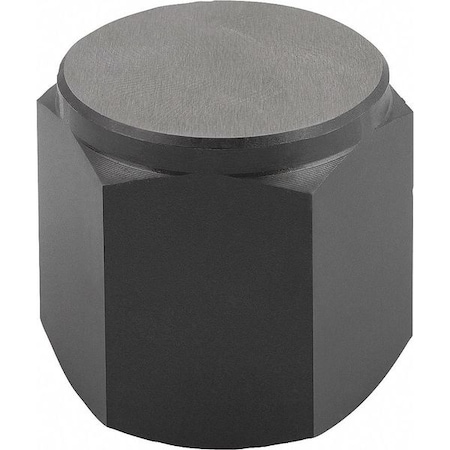 Positioning Foot, Form D, Int. Thread Smooth Face, Steel, Case Hard. w Black Oxide Finish, Sw=22 MPN:K0298.430