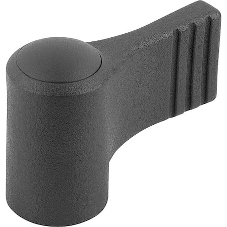 Wing Grip, One-Sided, Size: 9 D=M06, A=22, H=18, Form: K, Body Black, Cap Black, Stainless Steel MPN:K0608.0906