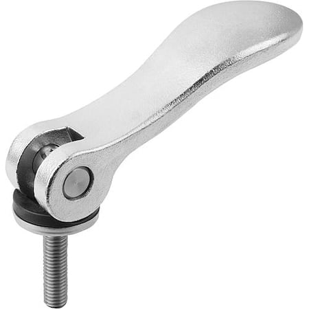 Cam Lever, Stainless Steel Electropolished, Size: 0, M05X30, A=52, 3, B=18, Comp: Stainless Steel MPN:K0645.0512005X30