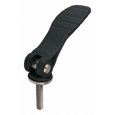 Cam Lever Adjustable, Black Plastic, Steel Components, Size: 2 5/16-18X25, A=100, B=33 MPN:K0648.25211A3X25