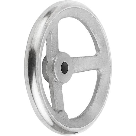 Handwheel, DIN 950, D1= 160 mm, Bore D2= 0.5
