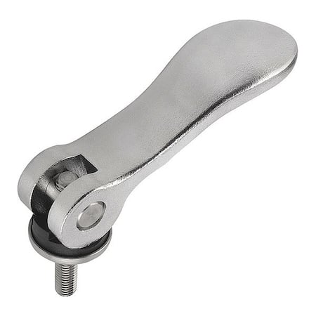 Cam Lever, Steel, Size: 2, M10X30, A=96, B=33, 2, Trivalent Blue Passivated, Comp: Steel MPN:K0788.2502210X30
