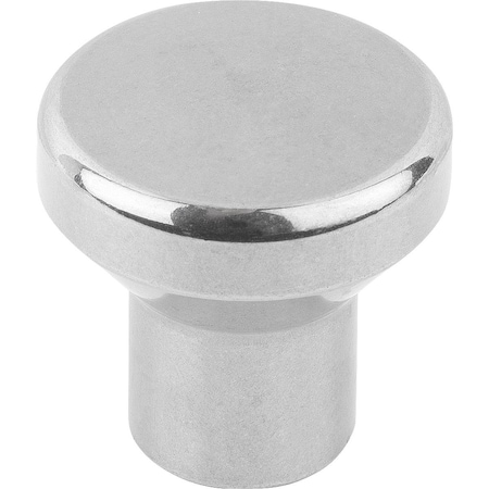 Mushroom Knob Hygienic Usit D=M10 D1=40 Stainless Steel 1.4404, Polished, High Collar MPN:K1308.4010