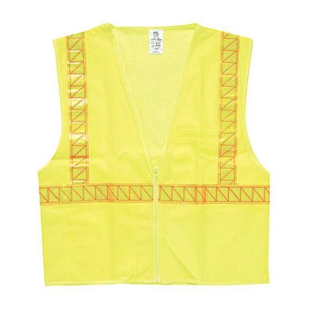 XL Class 2 High Visibility Vest, Lime MPN:1076-XL