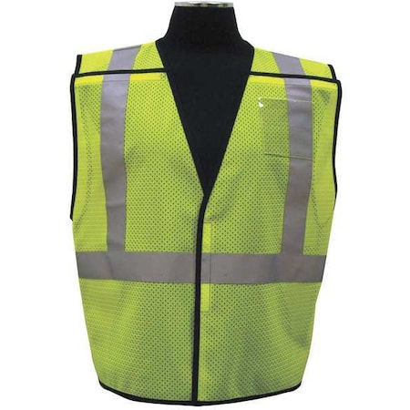 S/M Class 2 High Visibility Vest, Lime MPN:1805-S-M