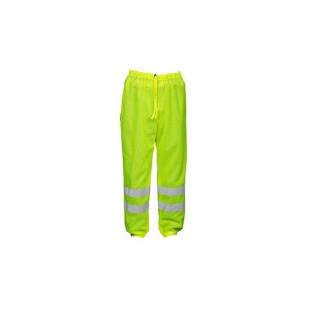 High-Visibility Pants, Mesh Pants, Lime MPN:3108-S-M