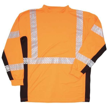Unisex T-Shirt, Polyester, Orange, M MPN:9135-M