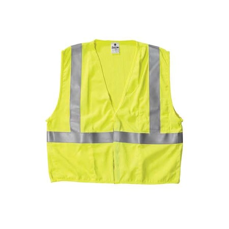 3XL Class 2 Flame Resistant Vest, Lime MPN:F300-3X