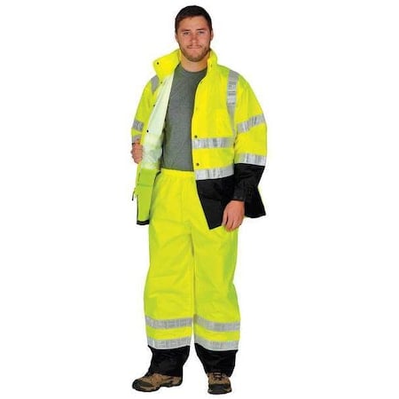 2-Piece Rain Suit with Hood, Polyester/Polyurethane, 6.2 mil Thick, Packable Hood in Collar MPN:RW100-4X-5X