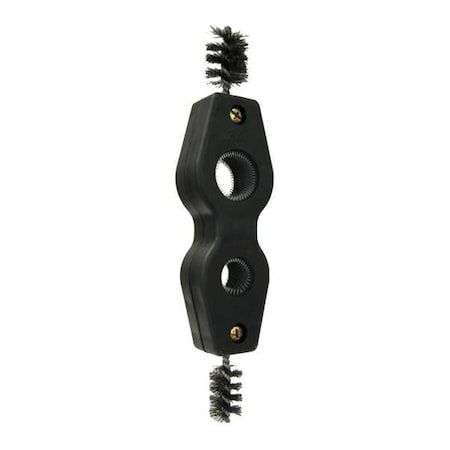 Tube and Pipe Brush, 4 1/2 in L Handle, 1 in L Brush, Black, Polypropylene, 8 in L Overall MPN:08-0615