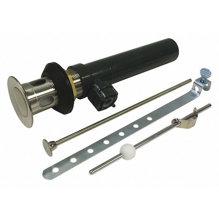 Lavatory Pop Up Assembly, Satin/Nickel MPN:08-4515