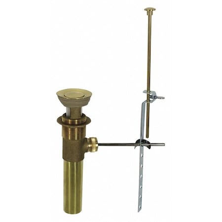 Lavatory Pop Up Assembly w/Putty, Brass MPN:59-4540