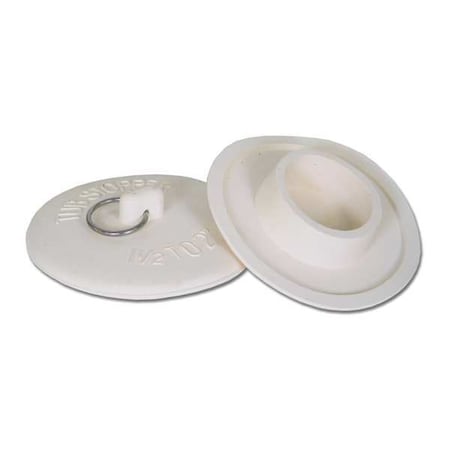 Rubber, Linen White, Sink and Drain, Drain Stopper MPN:59-X000