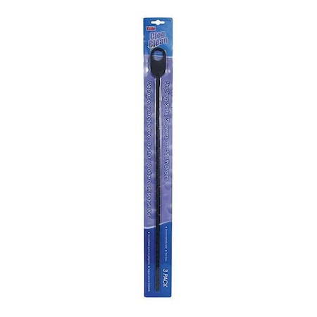 Drain Unclog Tool, 1-1/2in., Plastic, PK3 MPN:759-6100