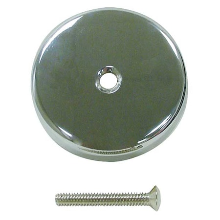 One-Hole Overflow Plate, Brass MPN:42-7131