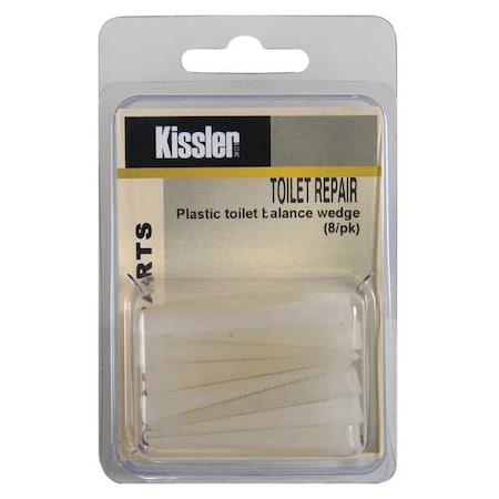 Toilet Shims, 2 in L, Nylon, PK8 MPN:757-5105