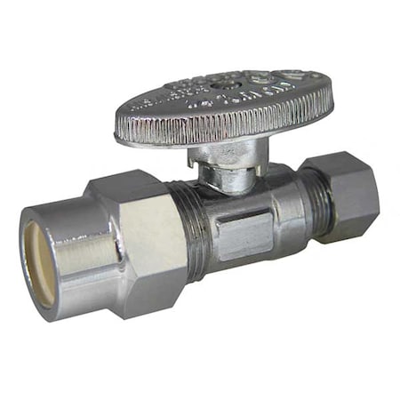 1/4-Turn Stop, Straight, 1/2 Inx3/8 In MPN:88-9035