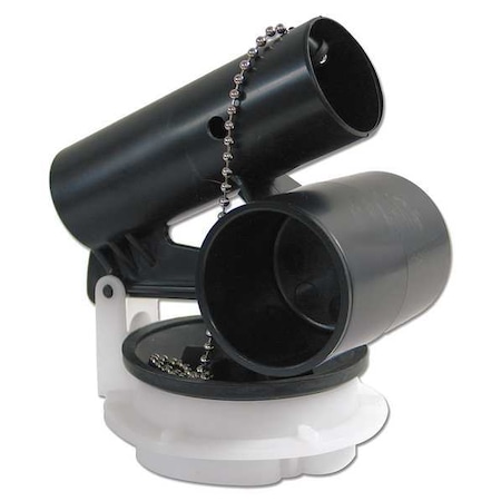 Plastic Flush Valve, Black MPN:68-7250