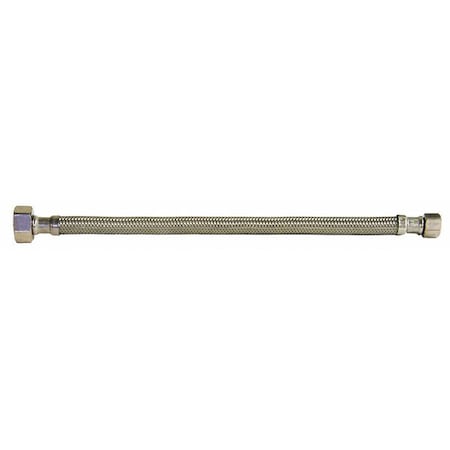 Faucet Connector, Stainless Steel, 9
