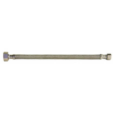 Faucet Connector, Stainless Steel, 24