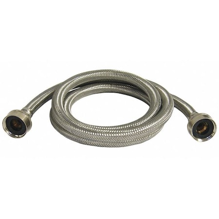 Washing Machine Hose, Stainless Steel, 72