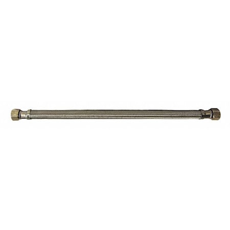 Faucet Connector, Stainless Steel, 16