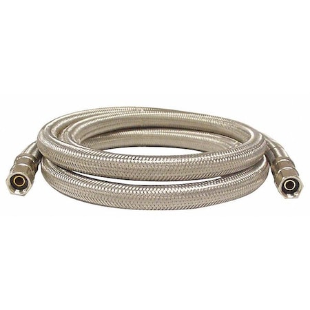 Ice Maker Connector, Stainless Steel, 24