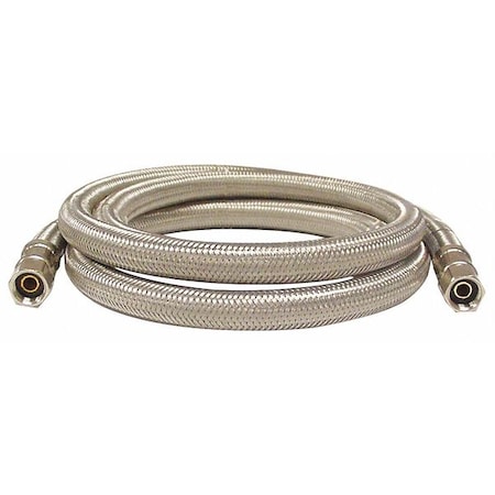 Ice Maker Connector, Stainless Steel, 84