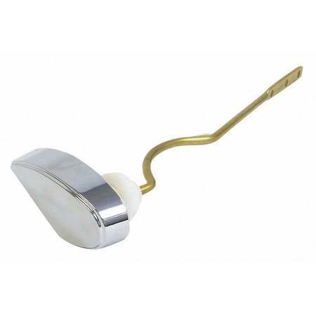 Tank Lever, Brass, Chrome Finish, 10
