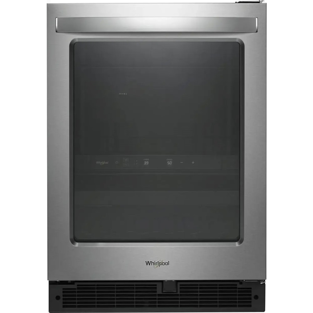 Whirlpool 5.2 Cu. Ft. Beverage Center Refrigerator, Silver MPN:WUB50X24HZ