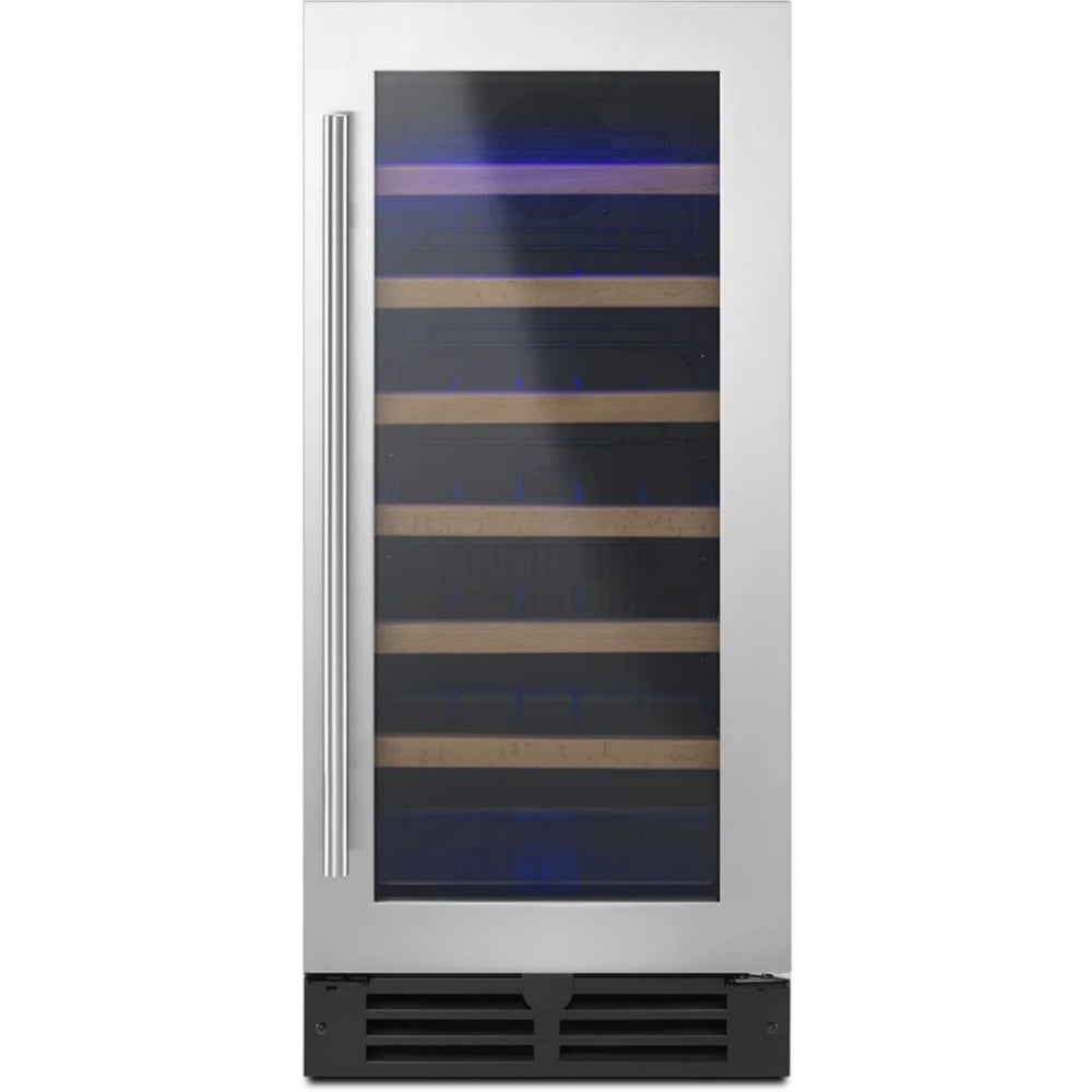 Whirlpool 7.6 Cu. Ft. Undercounter Wine Cellar Refrigerator With Towel Handle Bar, Silver MPN:WUW35X15DS