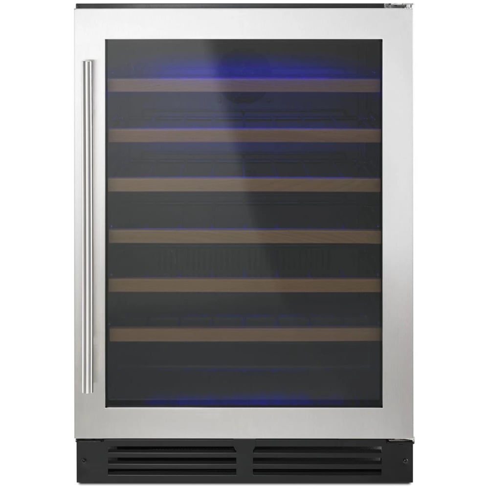 Whirlpool 5.0 Cu. Ft. Undercounter Wine Cellar Refrigerator, Silver MPN:WUW35X24DS