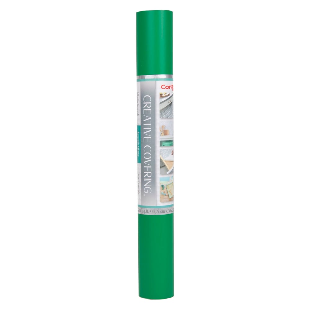 Con-Tact Brand Self-Adhesive Creative Covering, Green, 18in x 50' MPN:KIT50FC9AH4606