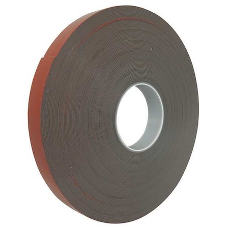 Double-Sided Foam Tape, 1 in W, 36 yd L, 1/16 in, Acrylic Foam, Double-Sided MPN:505100K