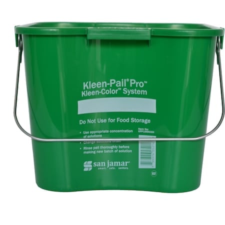 Bucket Color 6 Quart, Green MPN:KPP196KCGN