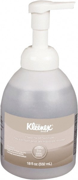 Hand Sanitizer: Foam, 18 oz Pump Spray Bottle, Alcohol Free MPN:45827