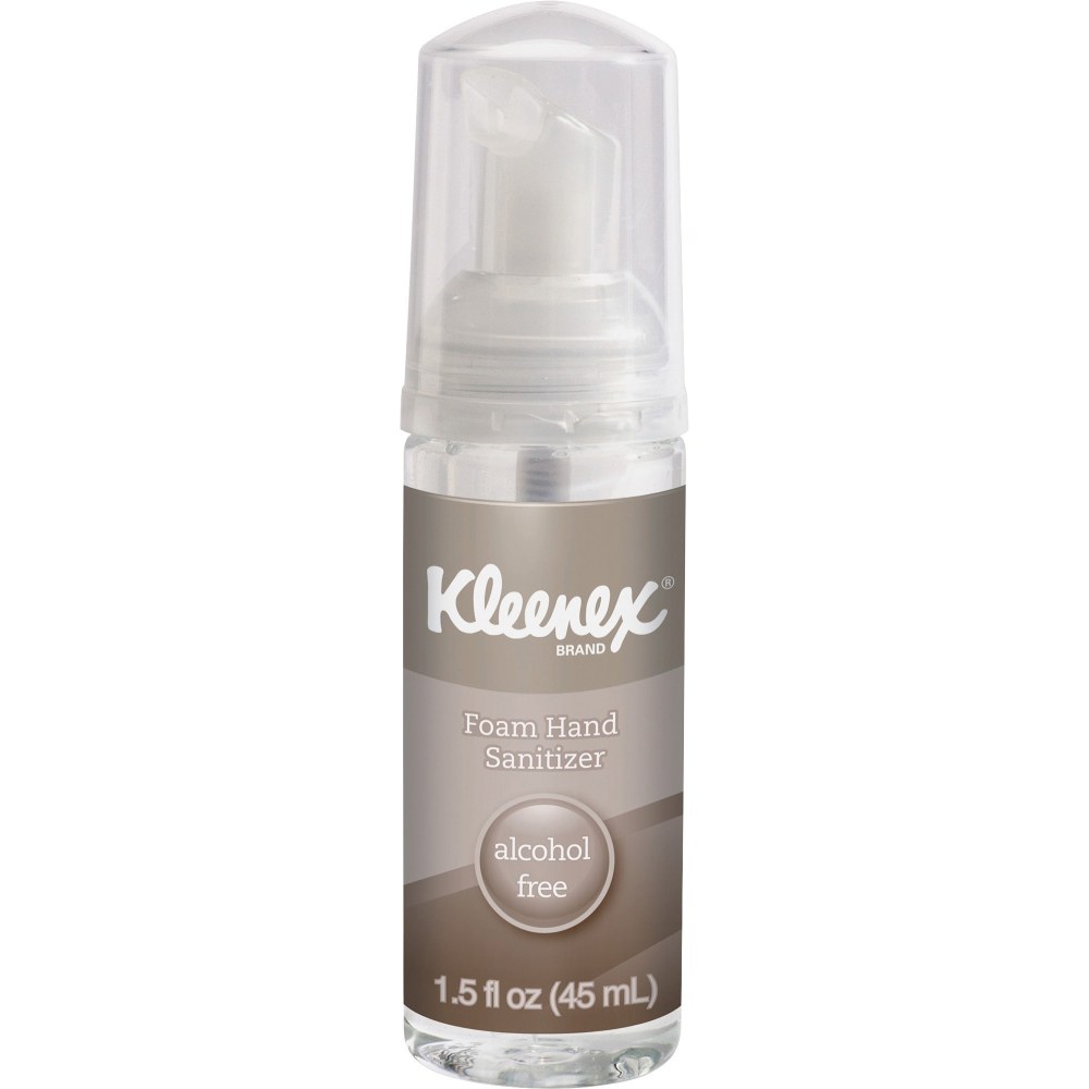 Kleenex 1.5oz Alcohol-free Foam Sanitizer - 1.50 oz - Kill Germs - Hand, Skin - Clear - 1 Each - 34136EA MPN:34136EA