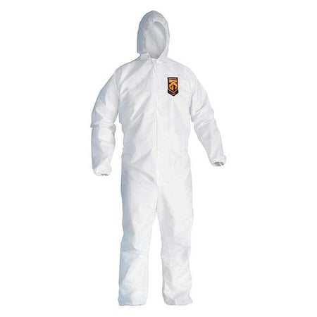 Xxx-Large White Kleenguard Coverall Zipper Fron MPN:49116