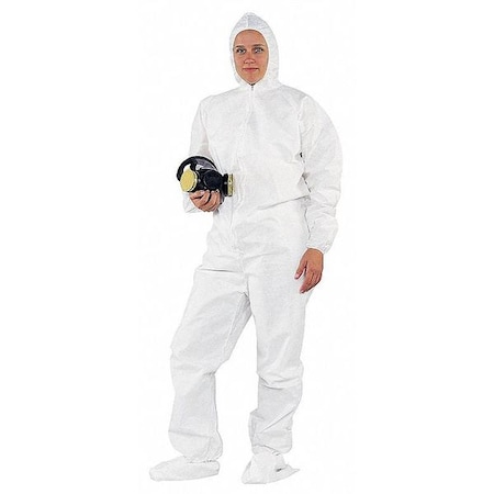 Large White Kleenguard Gp Coverall Zipper Fron MPN:49123