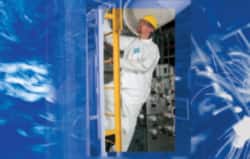 Disposable Coveralls: Size 4X-Large, 1.15 oz, SMS, Zipper Closure MPN:49107 - Pkg Qty 20
