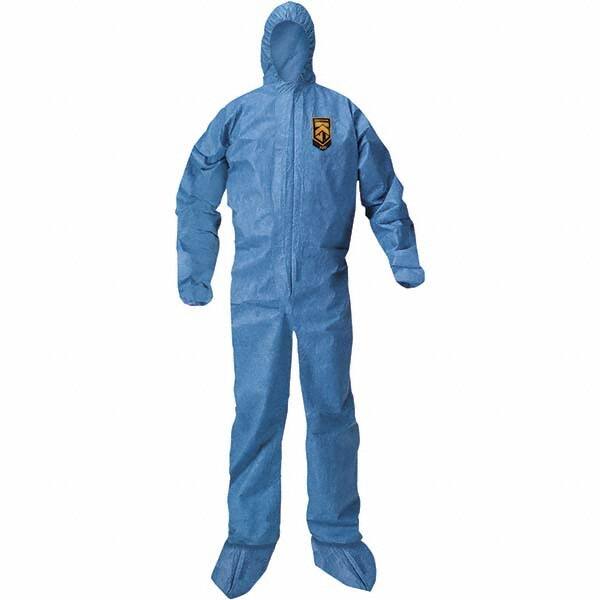 Disposable Coveralls: Size Large, SMS, Zipper Closure MPN:58523