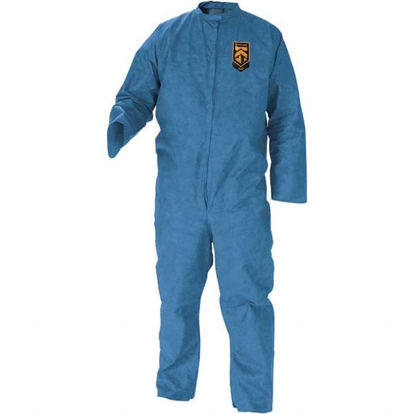Disposable Coveralls: Size Large, SMS, Zipper Closure MPN:58533