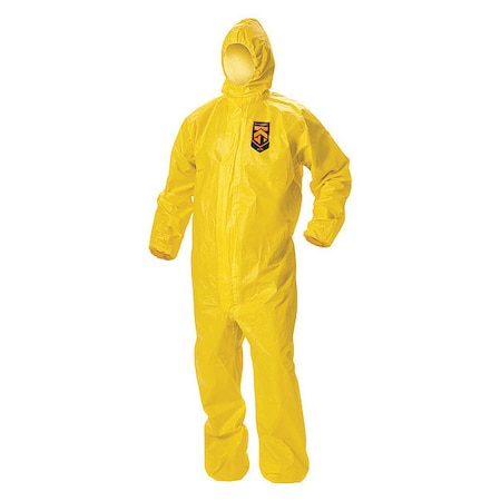 ChemSpry Protect Covall Hood Zip Frnt EWA 2X YEL MPN:09815