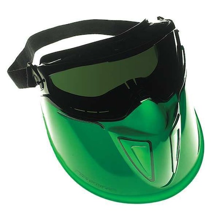 Welding Safety Goggles/Face Shield Combo, IRUV Shade 5 Lens, Anti-Fog, Indirect Vented, V90 Series MPN:18633