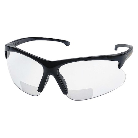 V60 30-06 RX Reader Safety Glasses, Black Wraparound Frame, 1.5 Diopter, Clear Lens, Universal MPN:19878