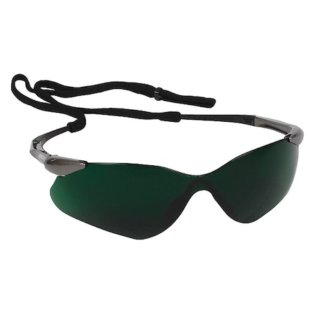 Nemesis VL, Welding Safety Glasses, Anti-Scratch, IR 5.0 Lens, Gray Frame, Half-Frame MPN:20473
