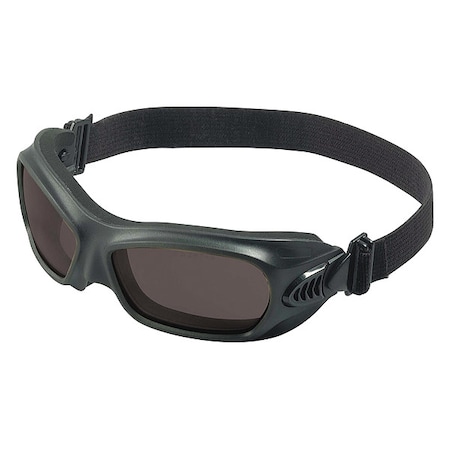 Safety Goggles, Smoke Lens, Anti-Fog, Direct Vent, Polycarbonate/TPR Frame, V80 Wildcat Series MPN:20526