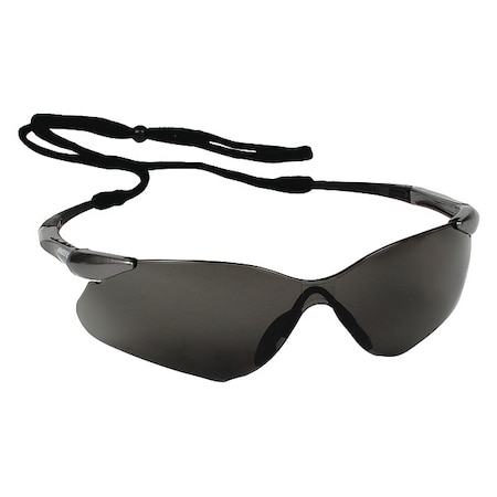 Nemesis VL, Safety Glasses, Anti-Scratch, Gray Lens, Gray Frame, Half-Frame MPN:25704