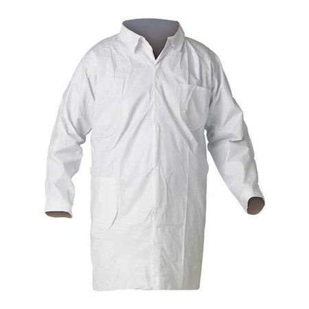 Lab Coat, White, S, 30 PK MPN:27201